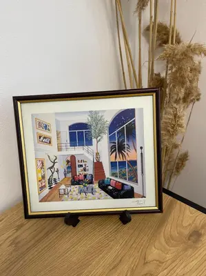 a picture of a living room in a picture frame at Nova City Apartments in Varna City