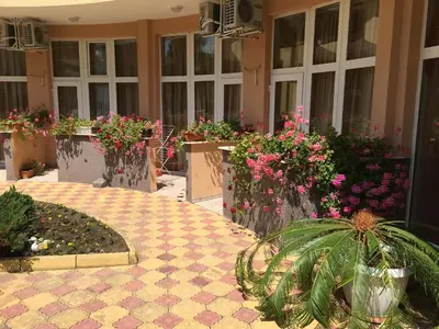 a room filled with lots of plants and flowers at Beatris Family House in Sunny Beach