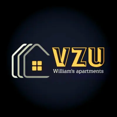 a logo for a company with a house on it at William's apartments - fifth amazing studio in Sveti Vlas
