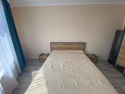 a bedroom with a bed in a room at MARINA BAY 23 Sveti Vlas Beach in Sveti Vlas