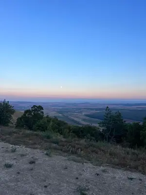 a view of the horizon from the top of a hill at Комплекс Тополица -The beautiful view in Aytos