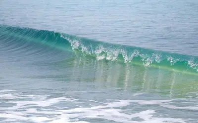 a large wave in the ocean at Family Hotel Electra in Pomorie