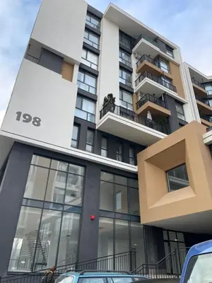 an apartment building in the city of london at Kristin`s Home in Burgas City