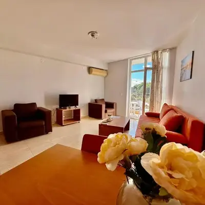Two-bed flat in Sunny Beach with pool view