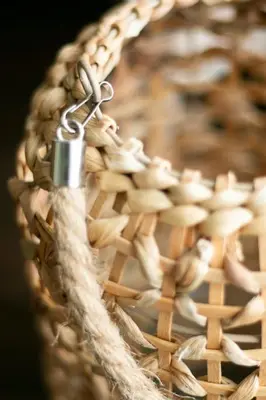 a close up of a basket with a key at Chic&Cozy Apartment in Nessebar in Nesebar