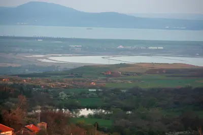 a view of a large body of water at Villa Sanaan in Bryastovets