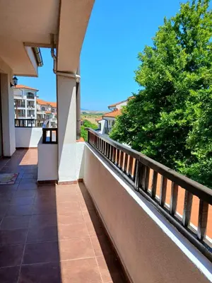 a view from the balcony of a house at Scenic, 2 Bedroom Apt with Views in Kableshkovo
