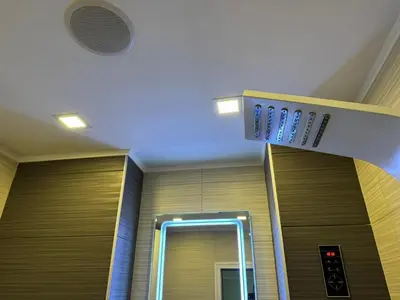 a elevator in a building with a sign above a door at Апартамент Панорама Славейков in Burgas City