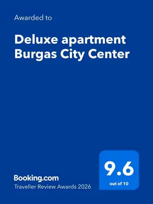 a screenshot of a device appointment bunjas city center at Deluxe Apartment Burgas City Centre with Free Parking in Burgas City