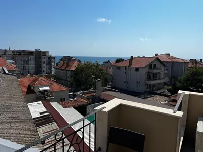 a view of a city from the roof of a building at Obzor in Obzor