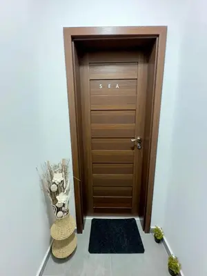 a door with the word sea written on it at Sea in Varna City