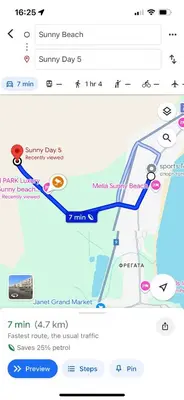 a screenshot of a subway map at Sunny day 5 in Tŭnkovo