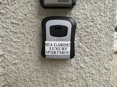 a sea carrier utility appliance on the side of a building at Sea Garden luxury appartments in Varna City