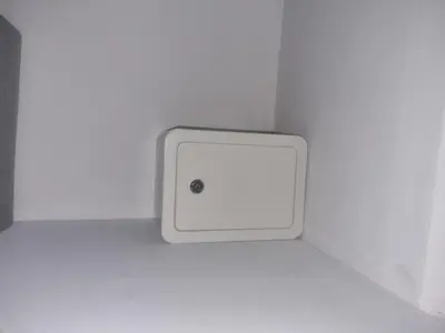 a lightswitch on a wall in a room at Roman panorama - Varna in Varna City