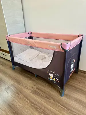 a small childs bunk bed in a room at Relaxing studio in Shartrez in Shkorpilovtsi