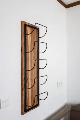 a shelf on a wall with a wooden door at Конакъ Войнов in Yasna Polyana
