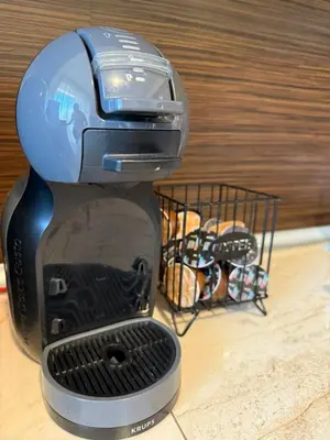 a blender sitting on top of a counter with a basket at TROPIC BEACH apart in Sunny Beach