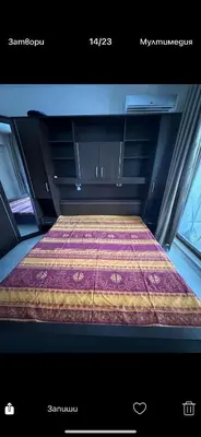 a bed in the back of a truck at Апартаменти Нино 1 in Sozopol