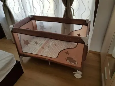 a baby suitcase with stars on it at Boulevard Sea Residence in Sunny Beach