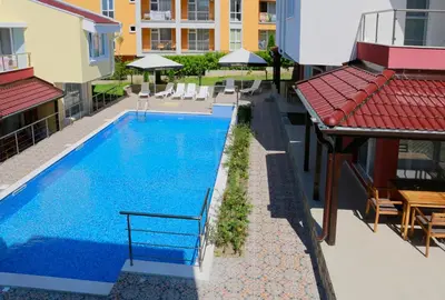 an overhead view of a swimming pool on a building at St. Stefan Villas & Hotel in Sozopol