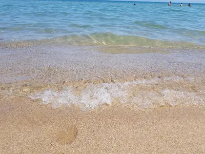 a heart drawn in the sand on a beach at Hotel Mida in Obzor