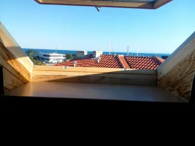 a view of a view from a window of a building at Rony Hotel in Nesebar