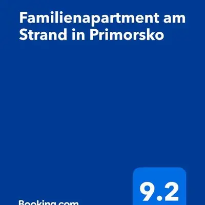 Familienapartment am Strand in Primorsko