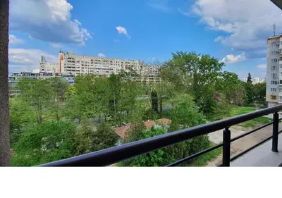 a view of a city from a balcony at K&K Stylish Elegance in Burgas City