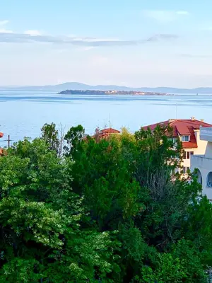 a view of a large body of water at Villa CALABRIA in Sveti Vlas