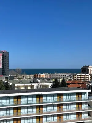 a view of a building in a city at Babylon SP apartment 56 in Sunny Beach
