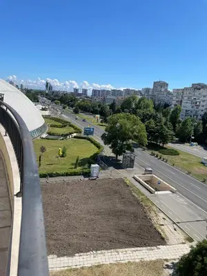 a view of a city from a roof of a building at Studio Rêve in Burgas City