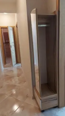 a mirror on a stand in a room at Aphrodite Park in Sunny Beach